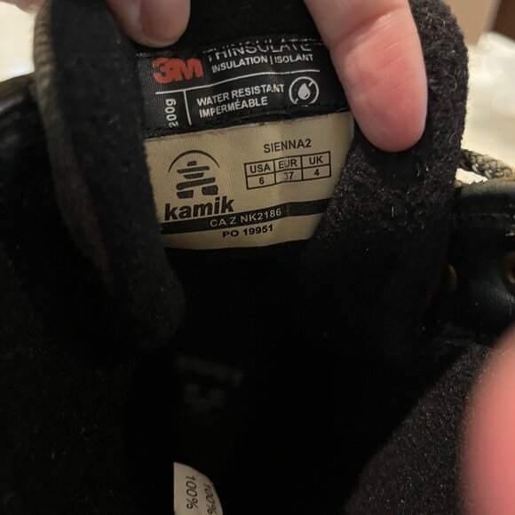 Kamik Sienna 2 Winter Boots, Green Khaki - Picture 6 of 6